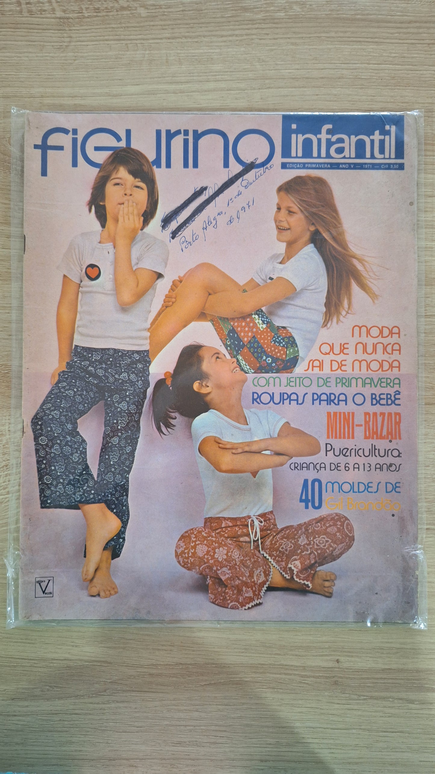 Revista Figurino Moderno Infantil