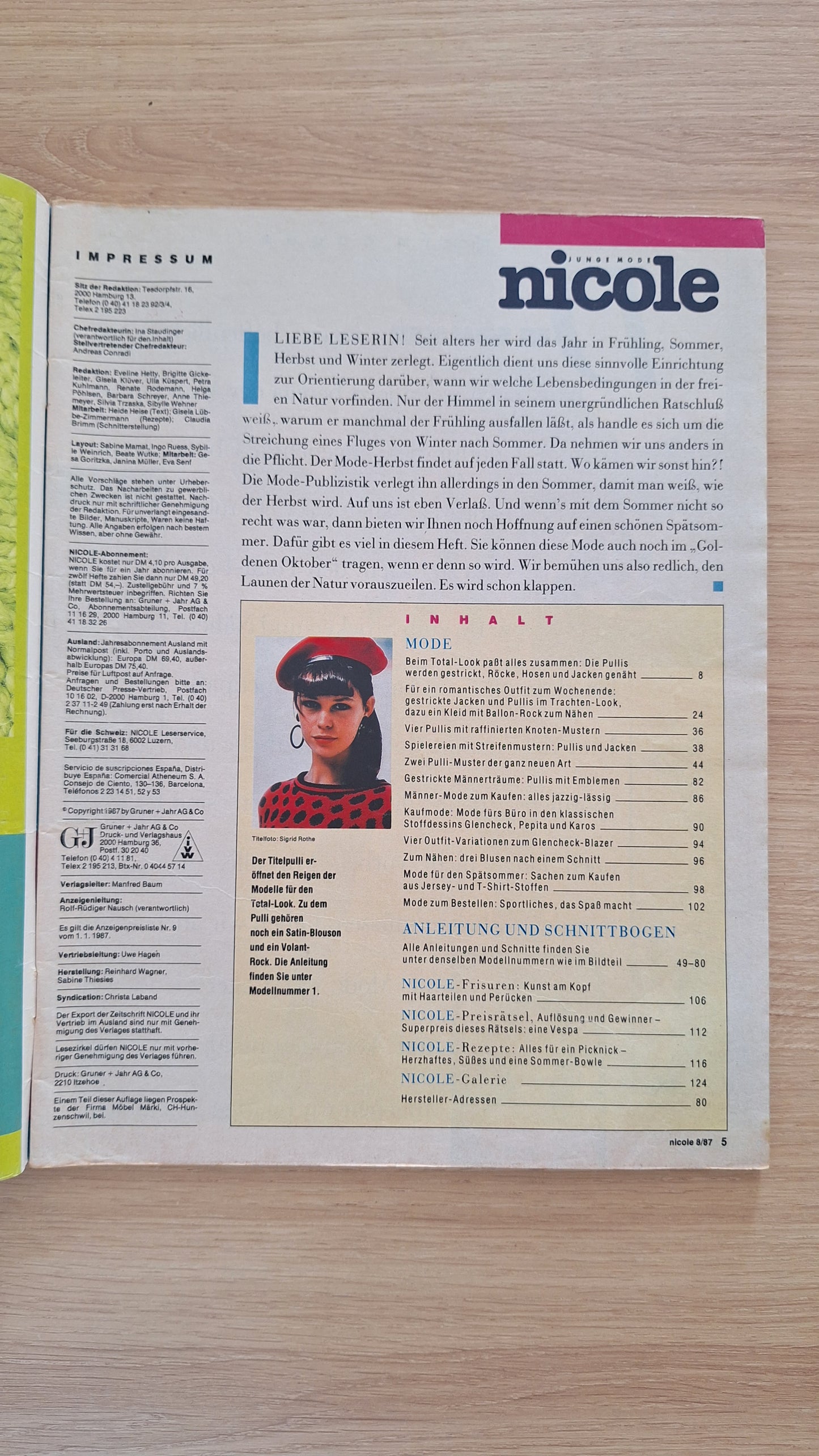 Revista Nicole Moda Tricô