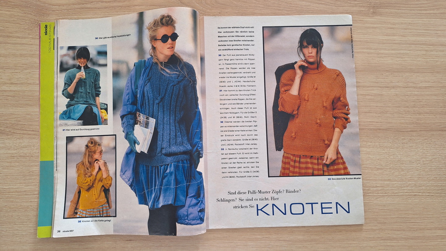 Revista Nicole Moda Tricô