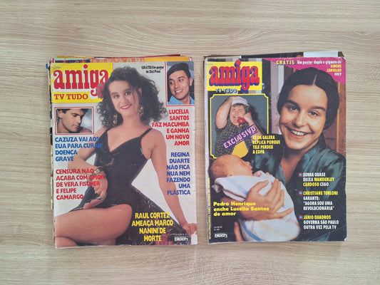 Lucélia Santos - Material de revistas variadas.