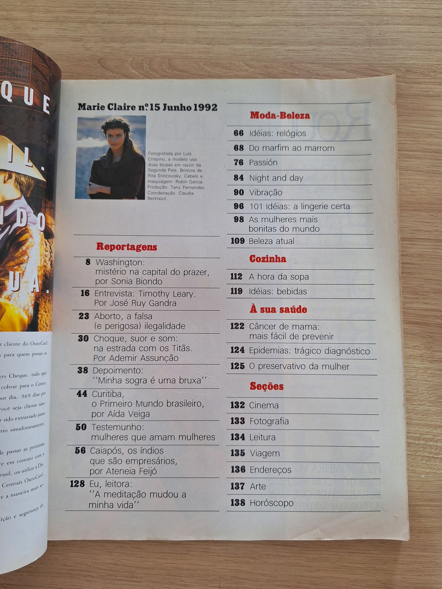 Revista Marie Claire 15 (1992)