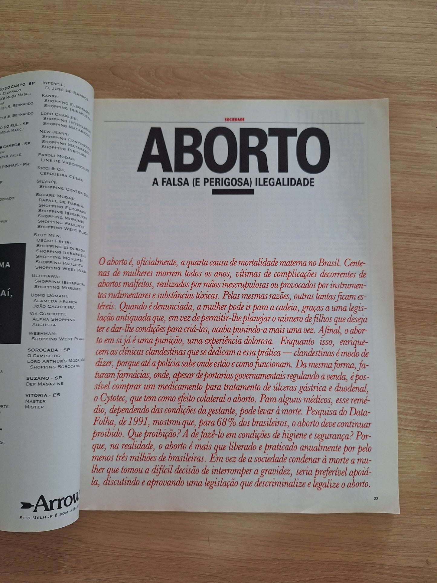 Revista Marie Claire 15 (1992)
