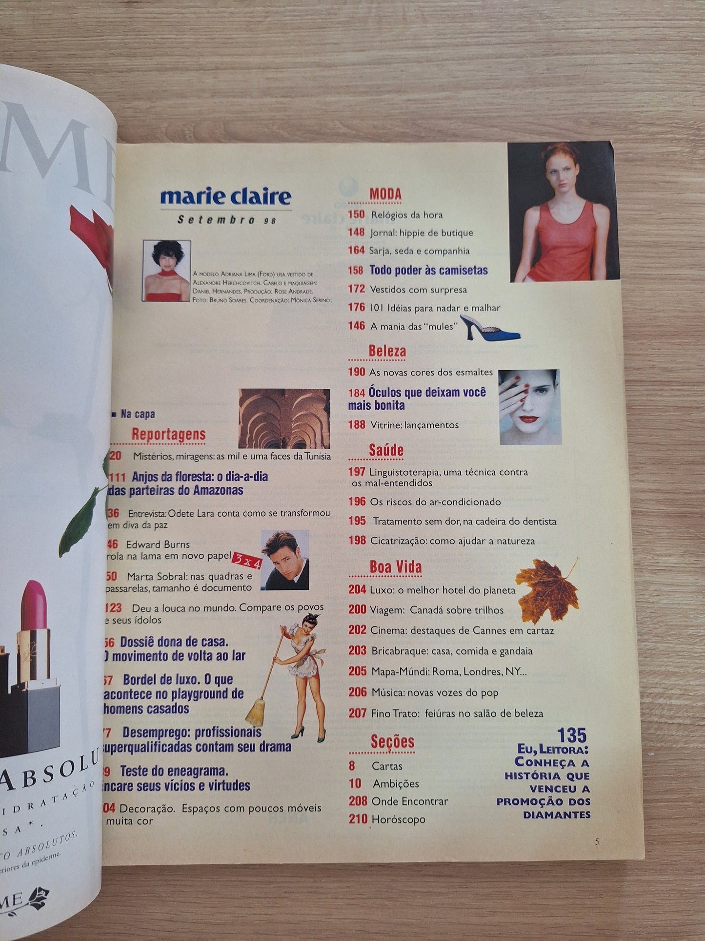 Revista Marie Claire 90 (1998)