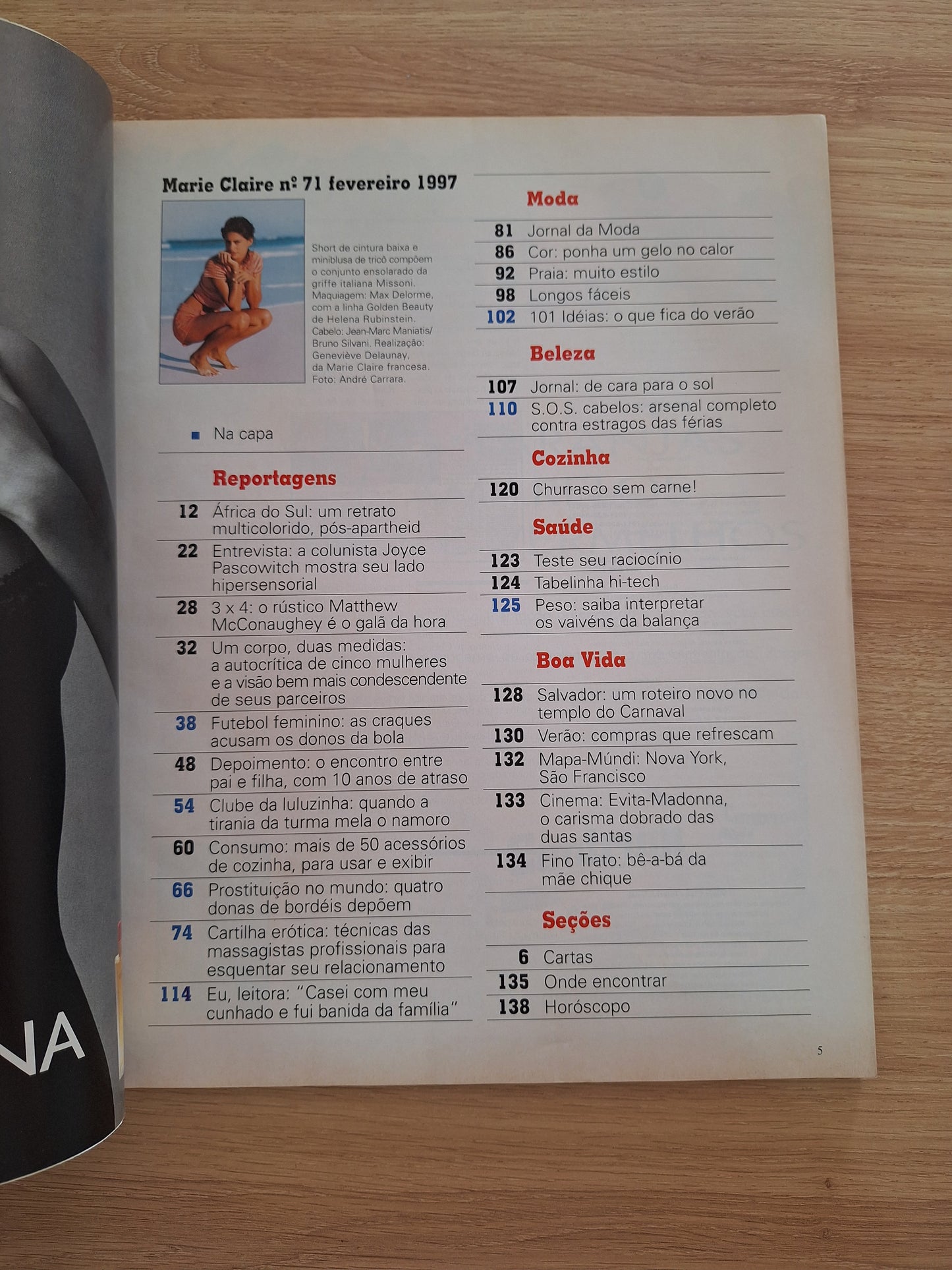 Revista Marie Claire 71 (1997)