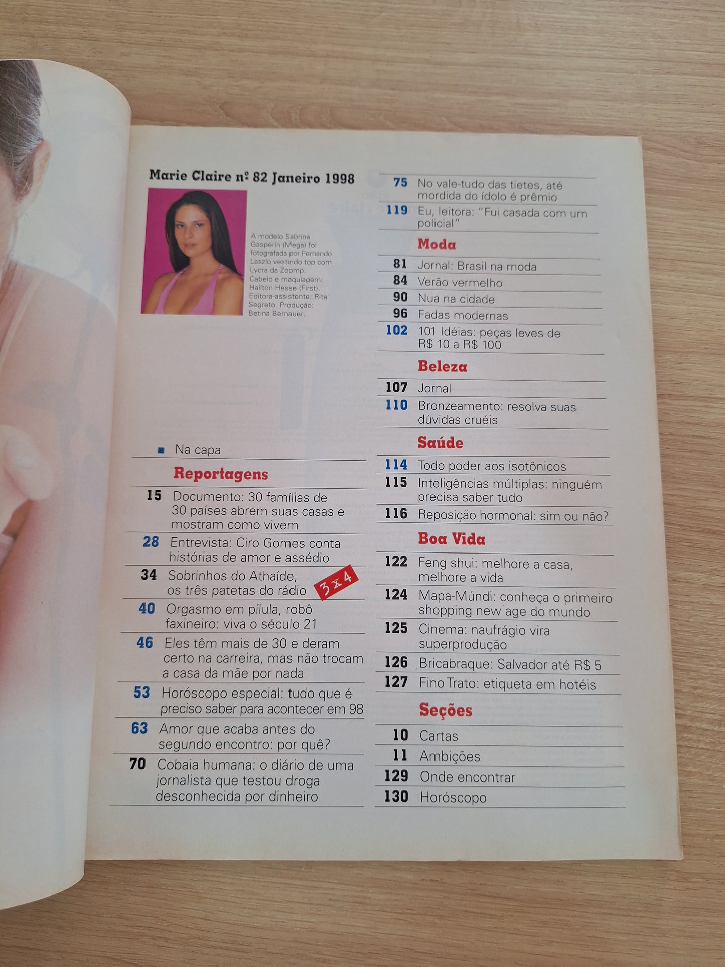 Revista Marie Claire 82 (1998)