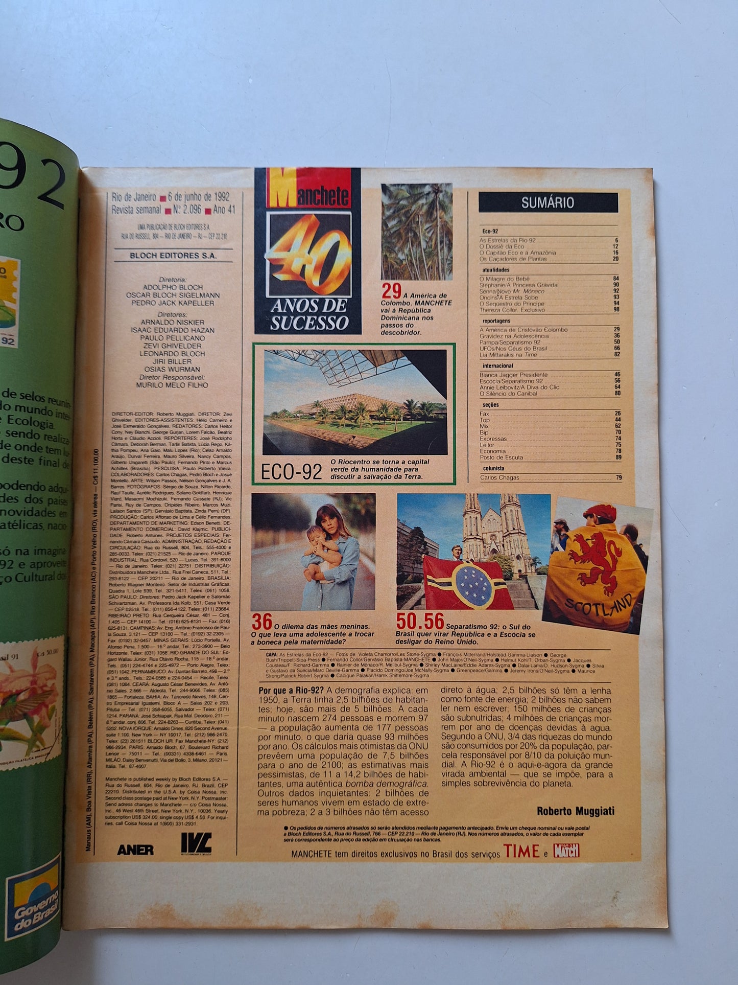 Revista Manchete 2096 (1992)