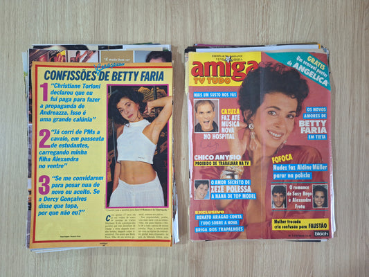 Betty Faria - Material de revistas