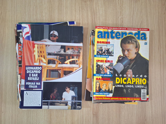 Leonardo DiCaprio - Combo de páginas e recortes