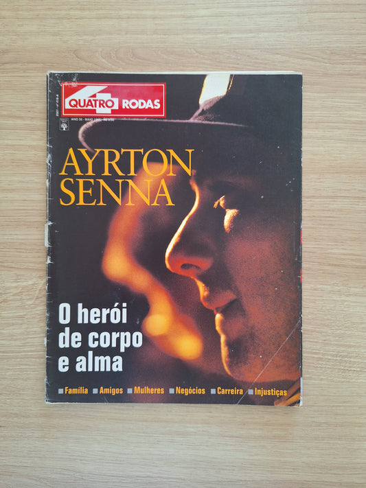 Revista 4 Rodas Ayrton Senna