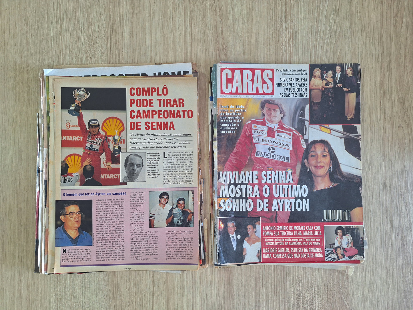 Ayrton Senna - Material de Revistas
