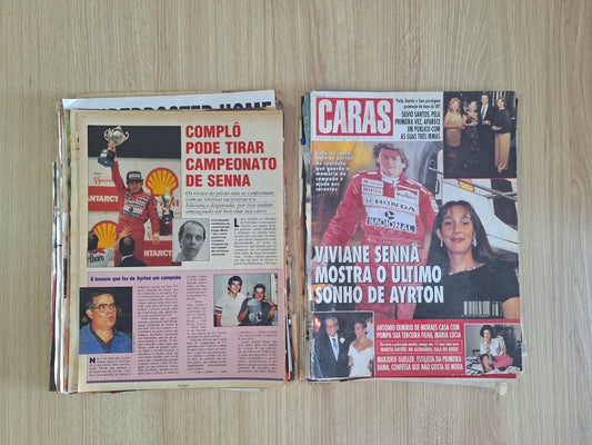Ayrton Senna - Material de Revistas