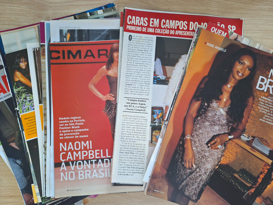 Naomi Campbell - Material de Revistas