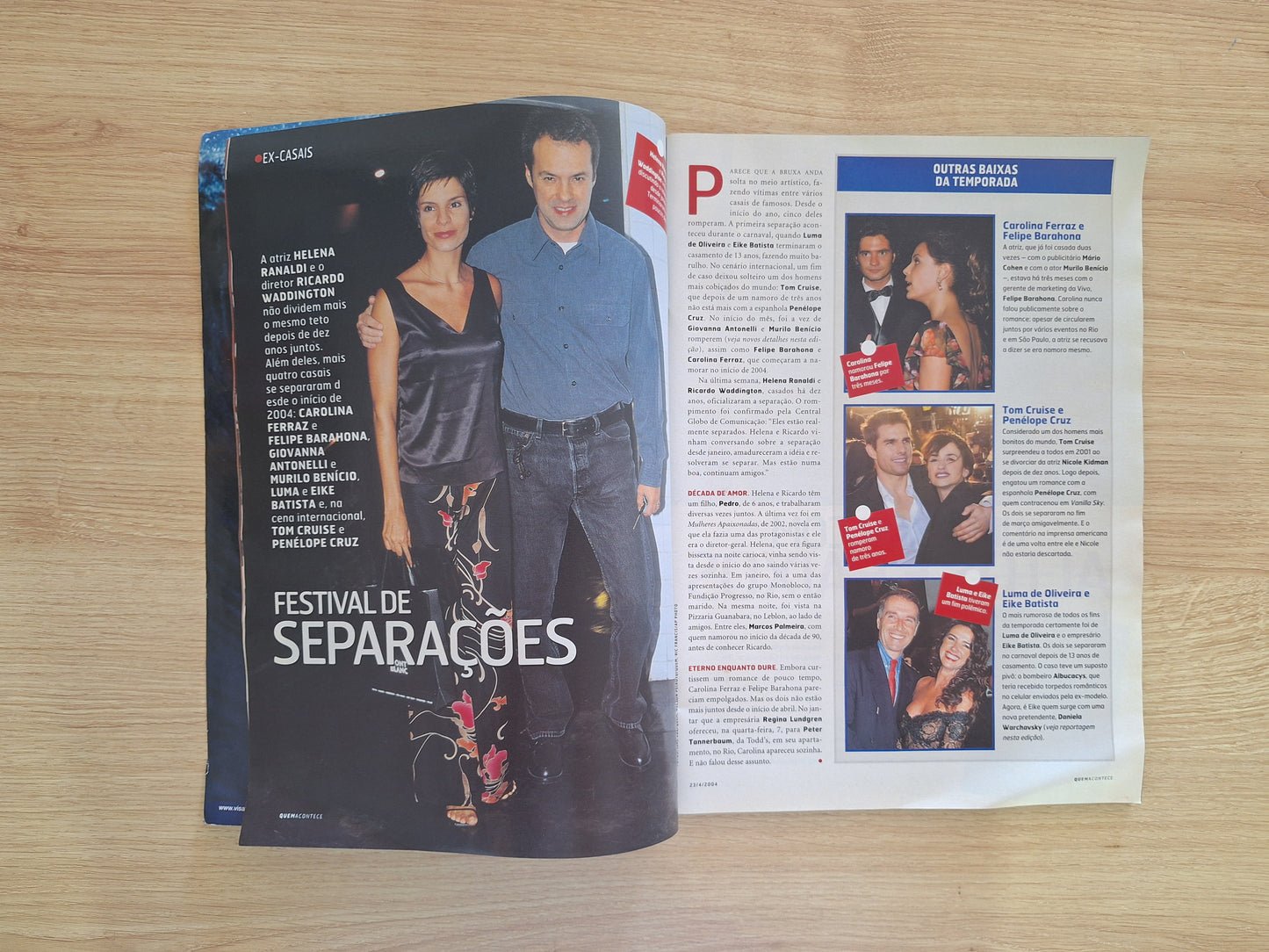 Revista Quem Acontece 189 (2004)