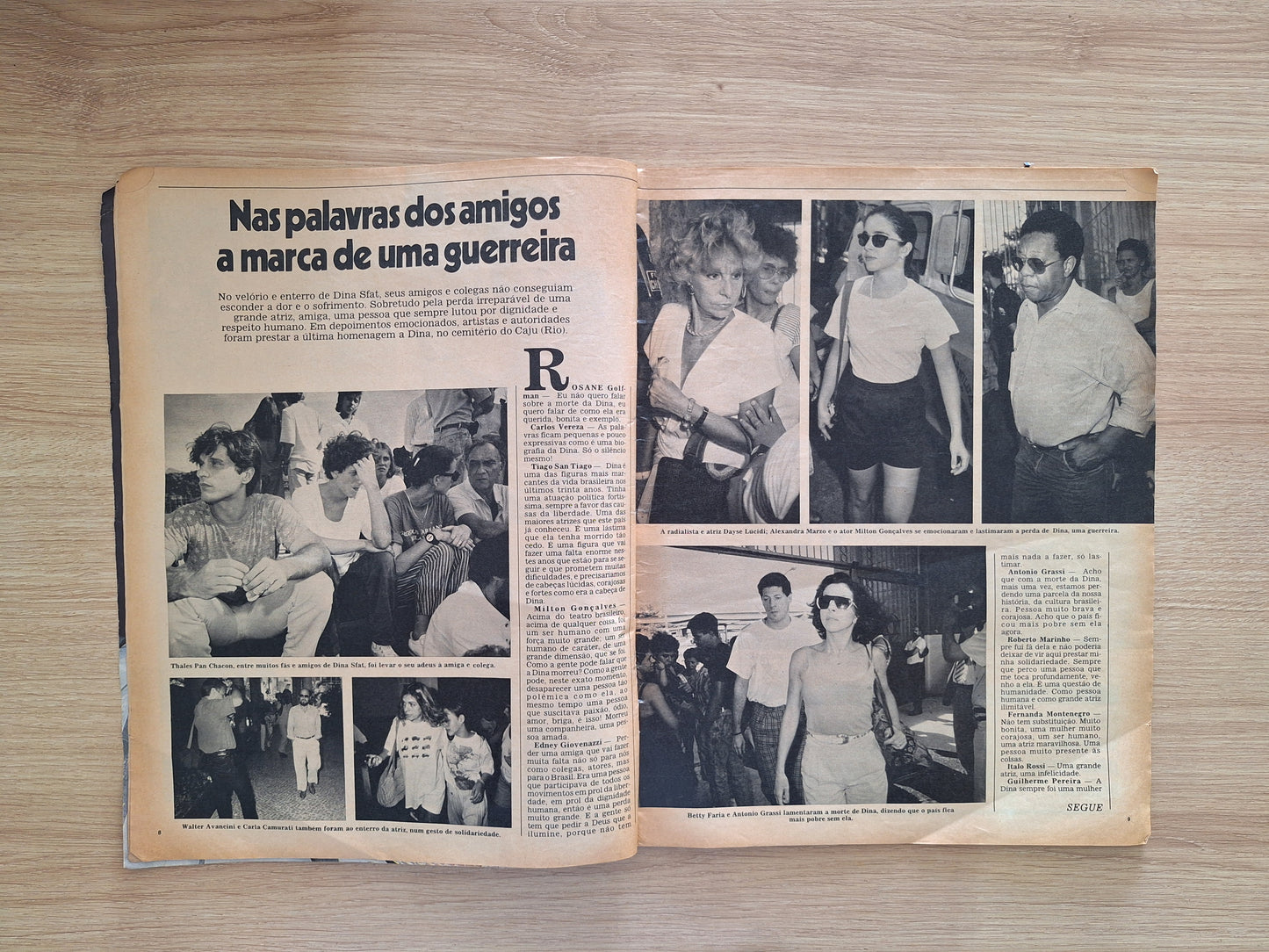 Revista Amiga Especial Dina Sfat