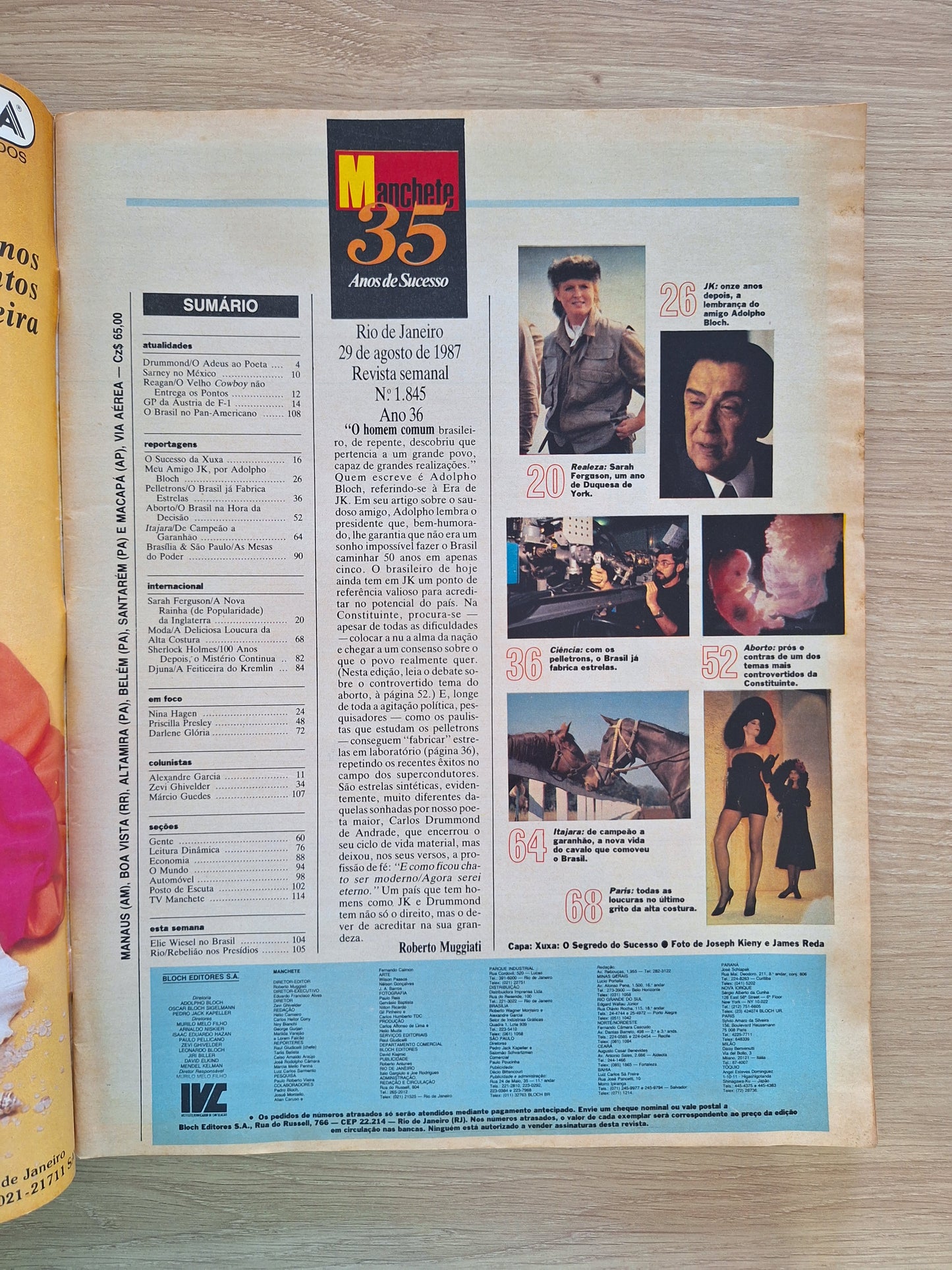 Revista Manchete 1845 (1987)