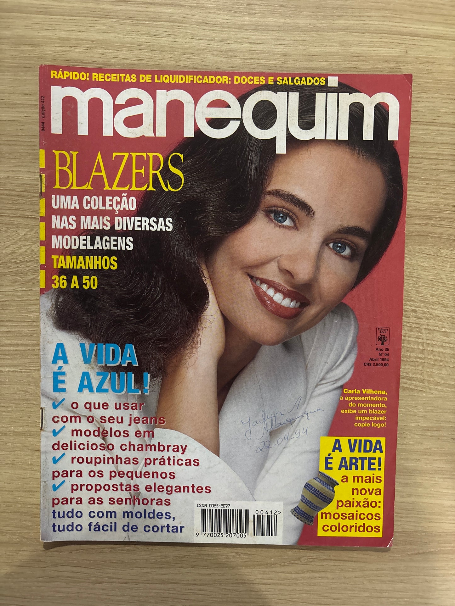 Revista Manequim 412 (1994)