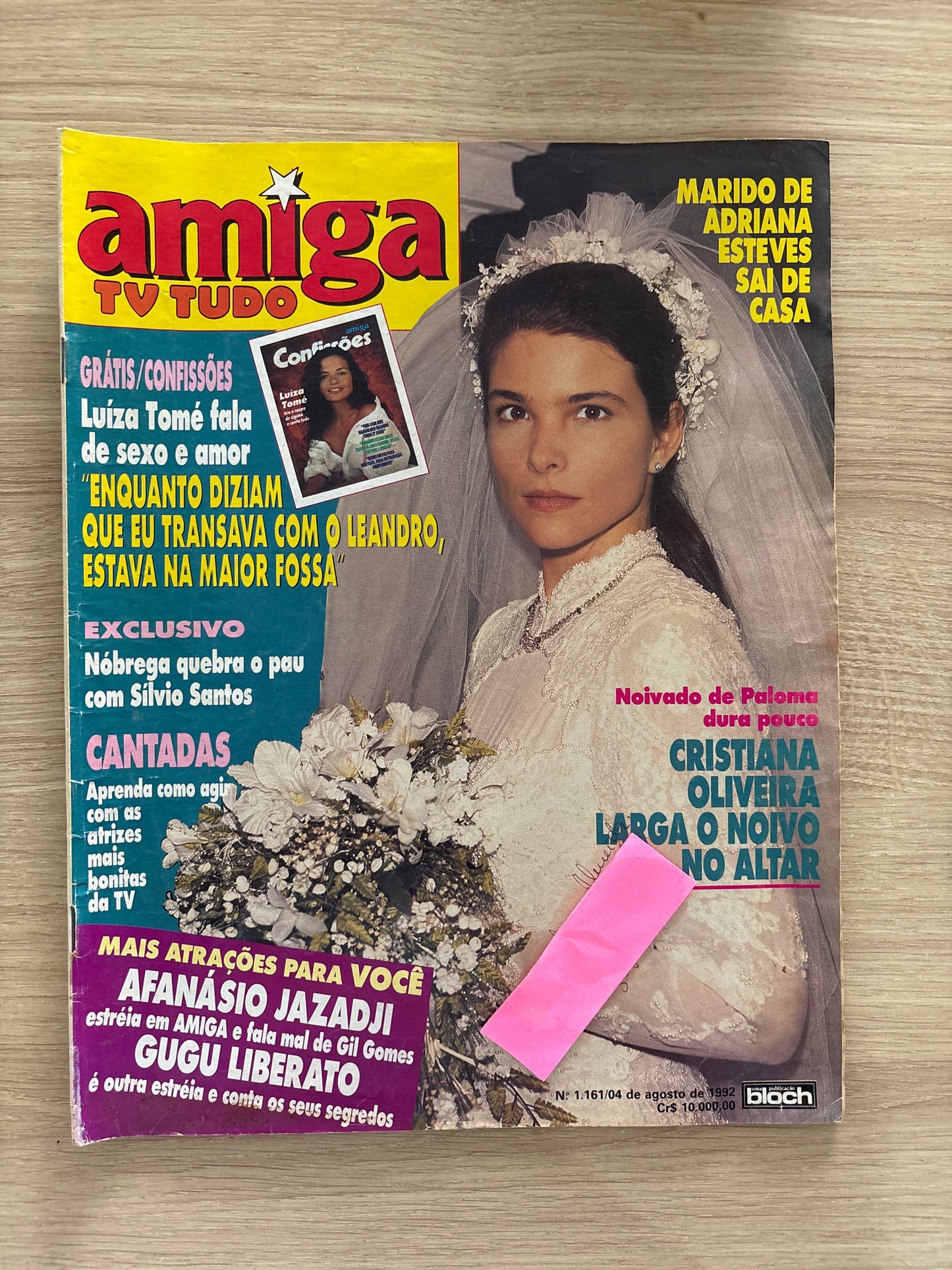Revista Amiga Tv Tudo 1161 (1992)
