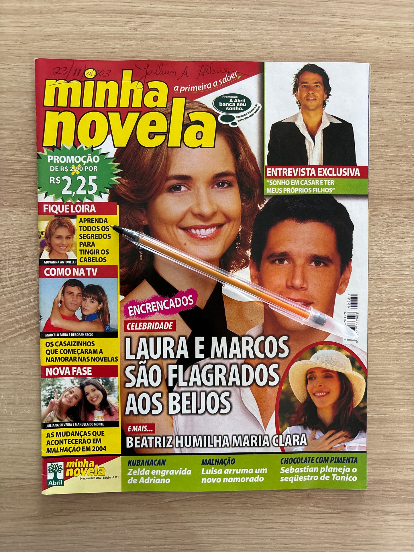 Revista Minha Novela 221 (2003)
