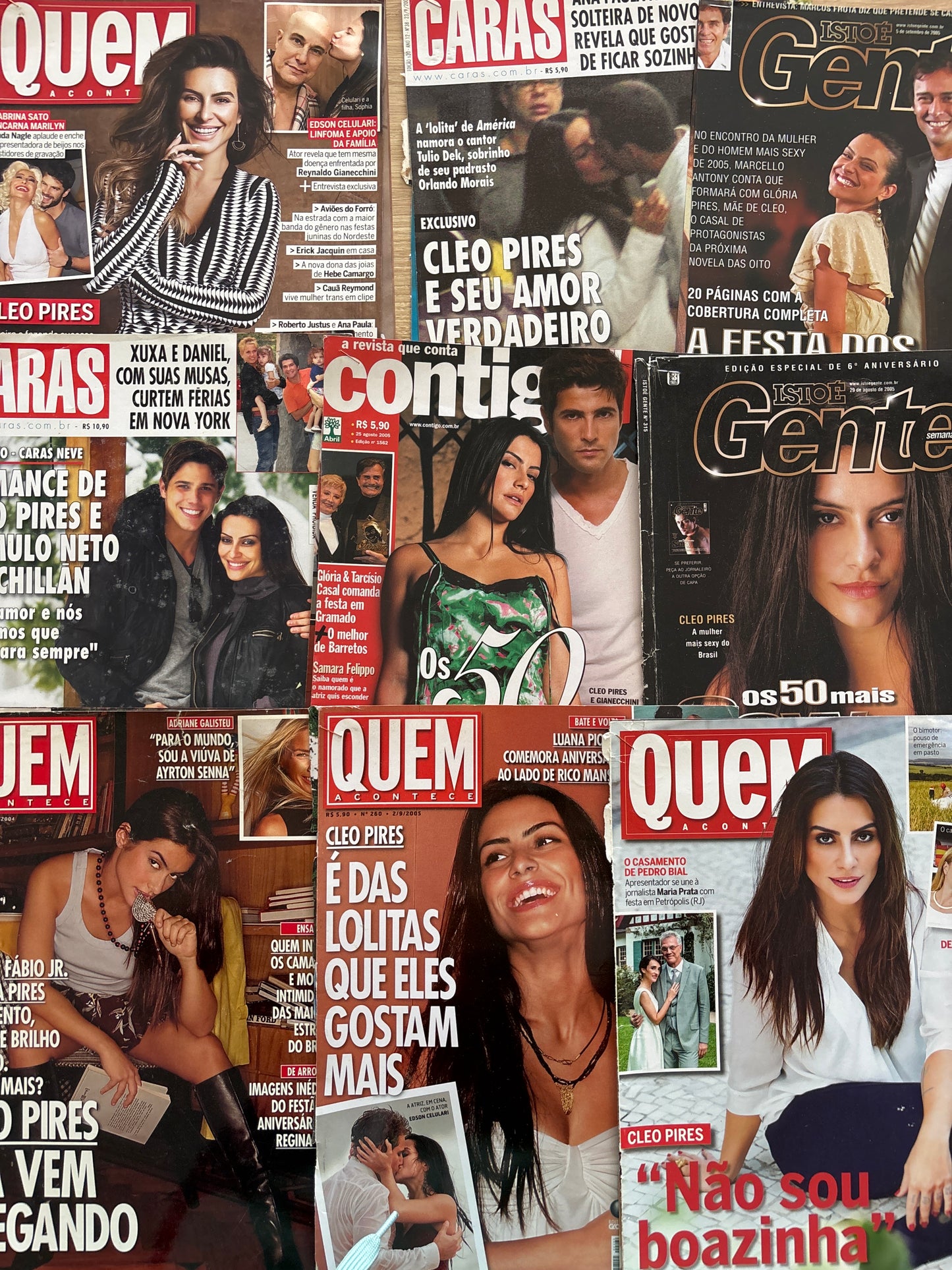 Cleo Pires - Lote de capa+reportagem