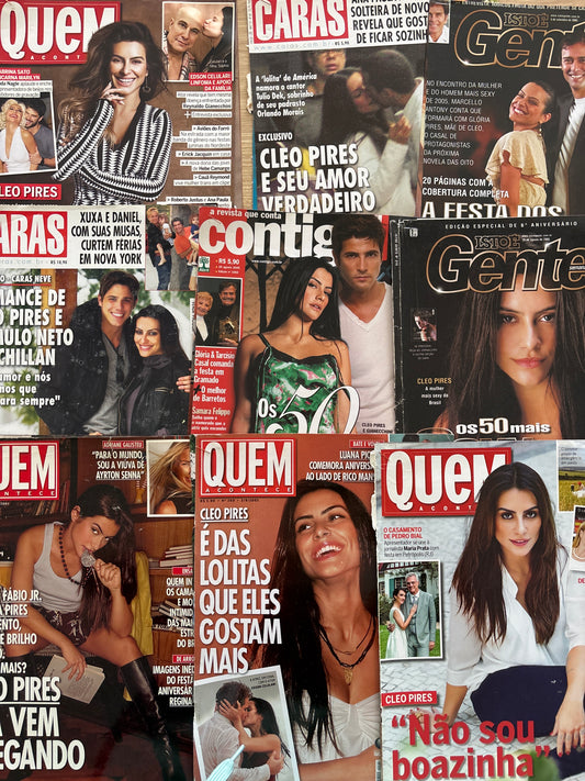 Cleo Pires - Lote de capa+reportagem
