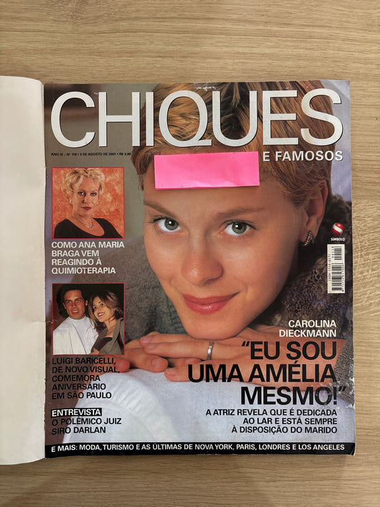 Revista Chiques e Famosos 118 (2001)