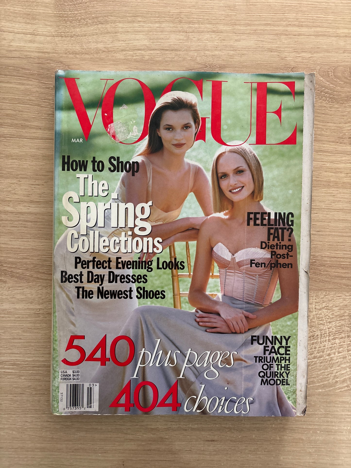 Vintage Vogue Magazine (1998)