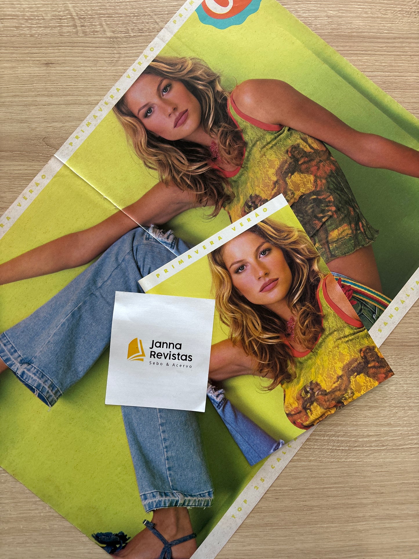 Catálogo c&a Gisele Bundchen (2001)