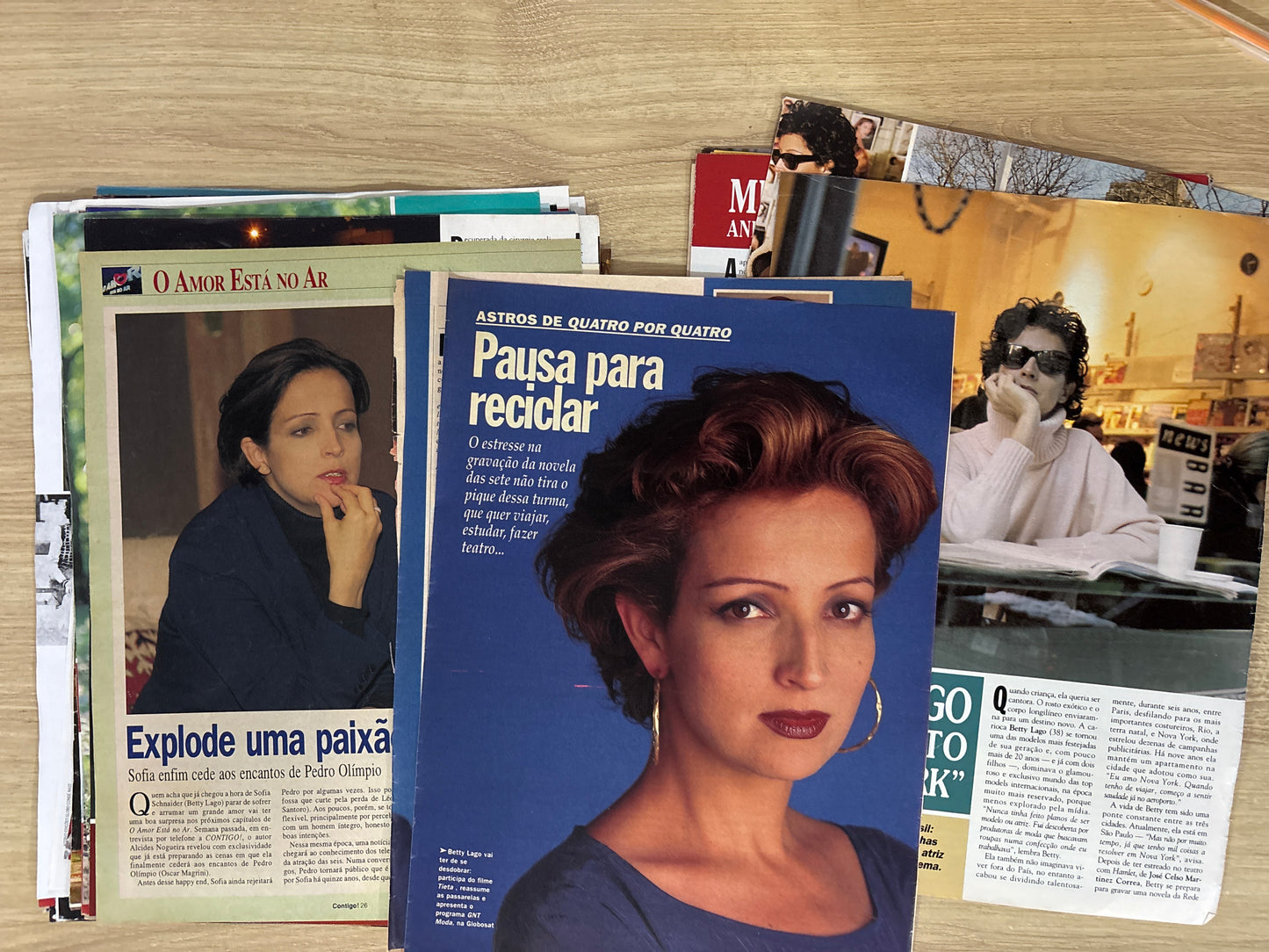 Betty Lago - Material avulso de revista