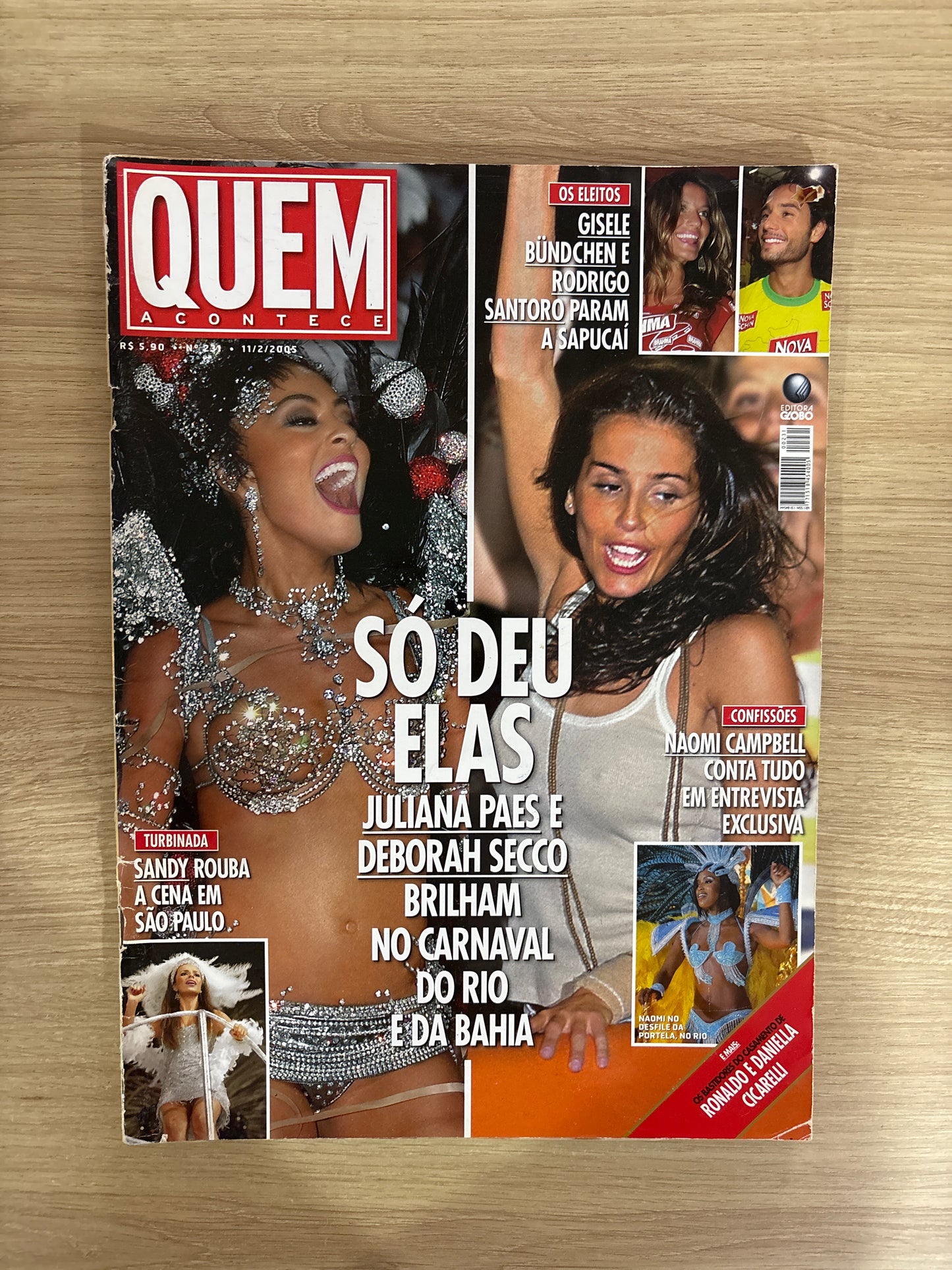 Revista Quem Acontece 231 (2005) me