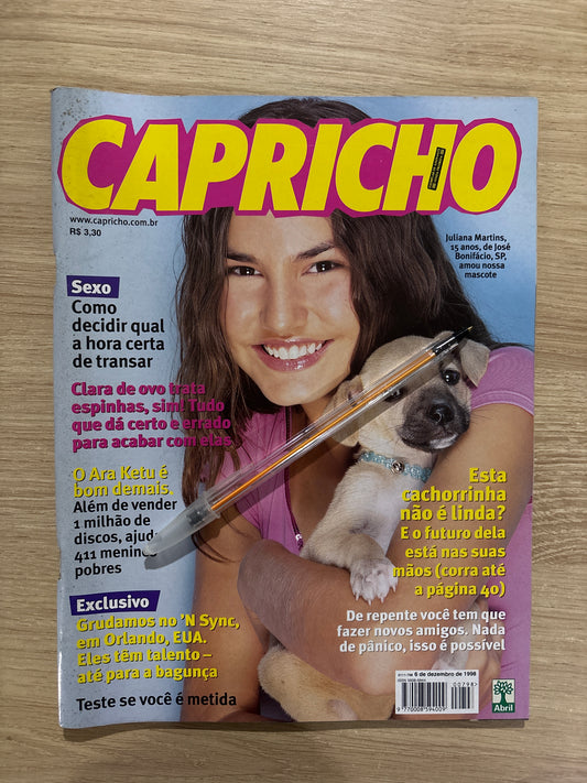 Revista Capricho 798 (1998)