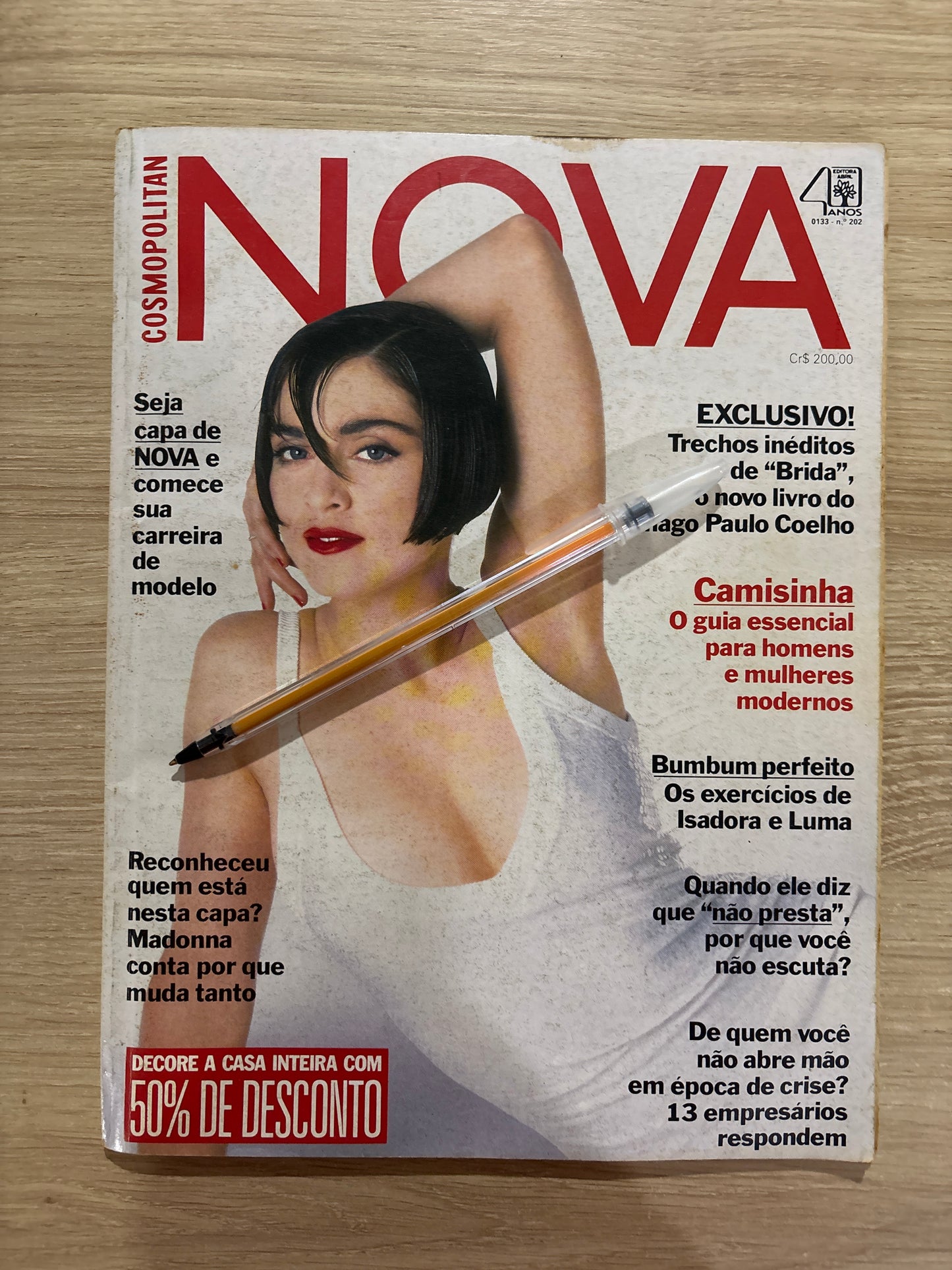 Revista Nova Cosmopolitan 202 (1990)