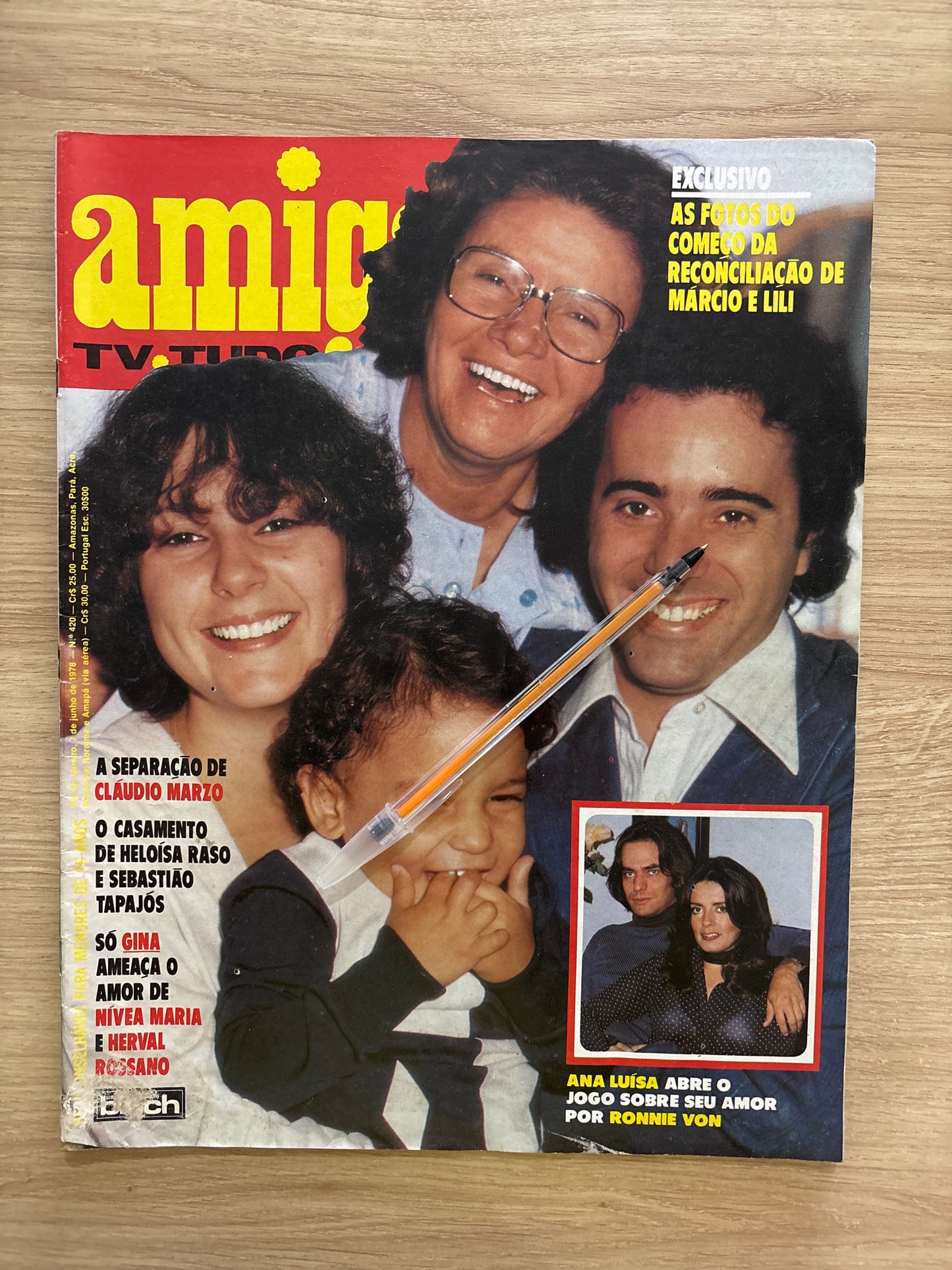 Revista Amiga Tv Tudo 420 (1978)