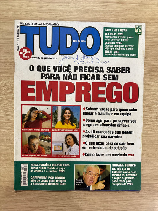 Revista Tudo o que eu quero 11 (2001)