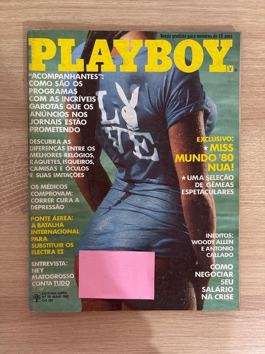 Revista Playboy 70 (1981)