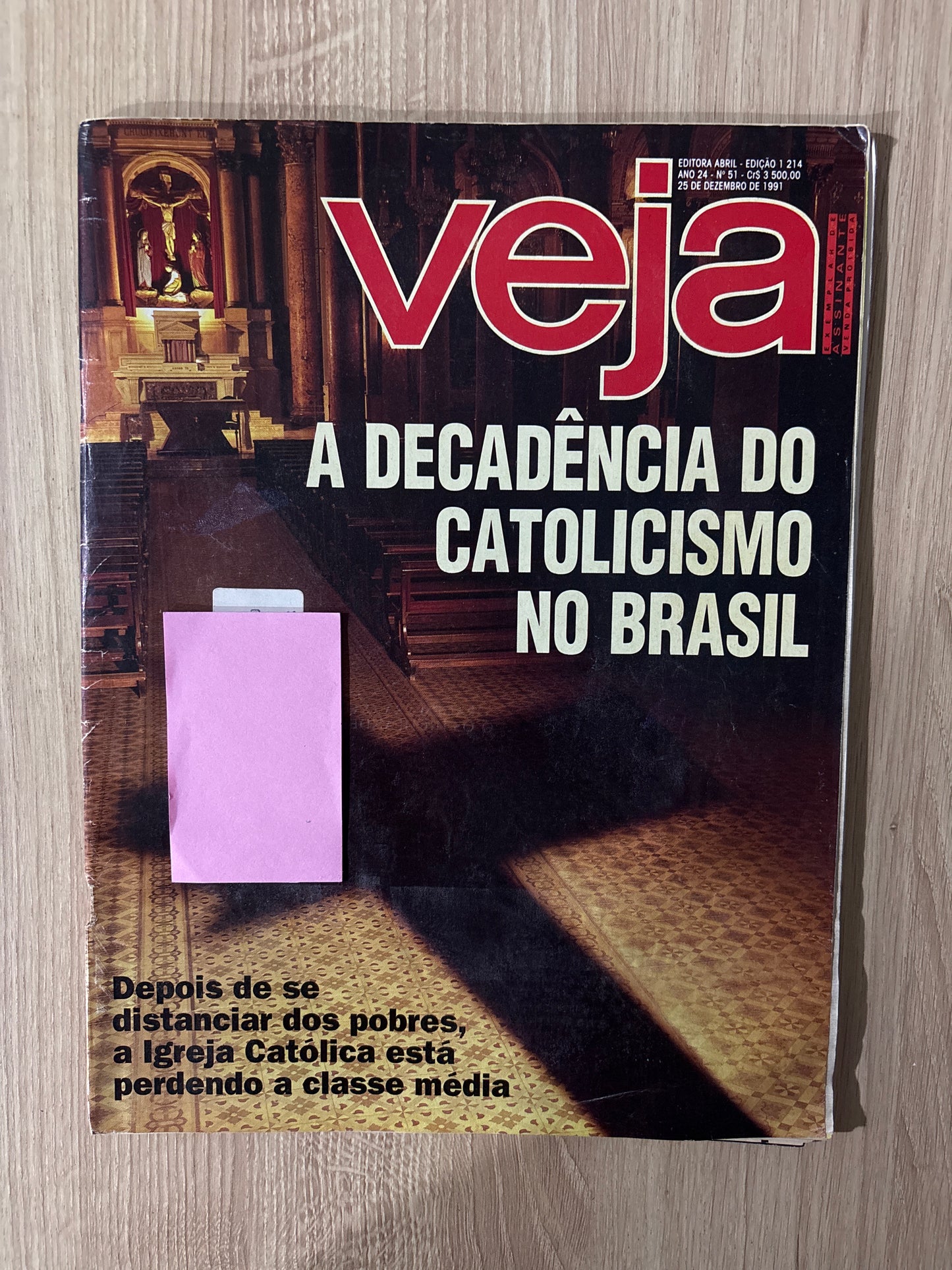 Revista Veja 1214 (1991)