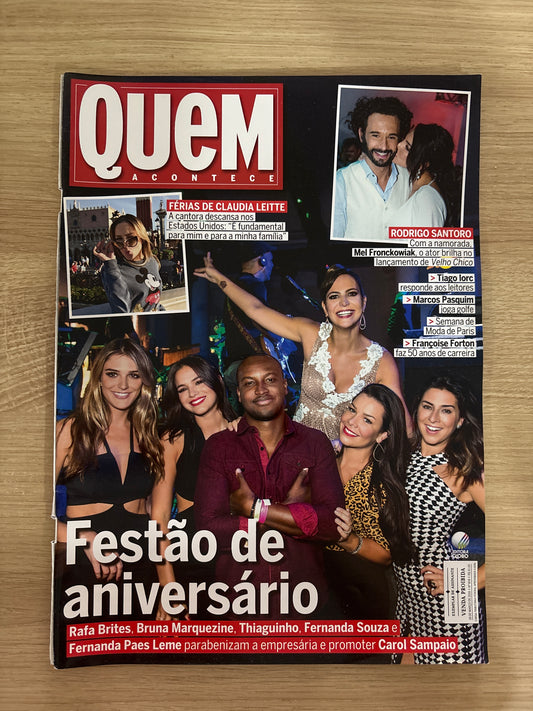 Revista Quem Acontece 808 (2016)