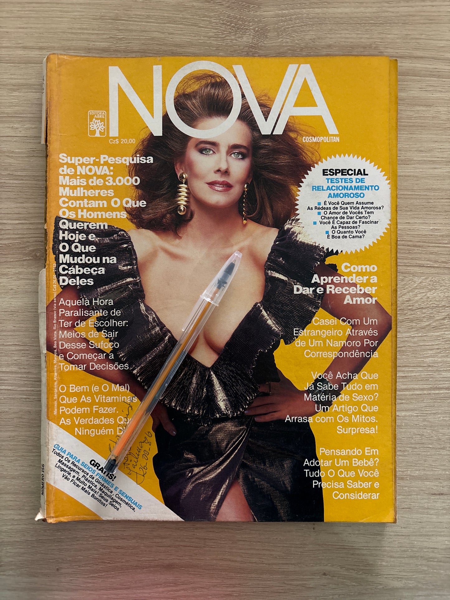 Revista Nova Cosmopolitan 156 (1986)