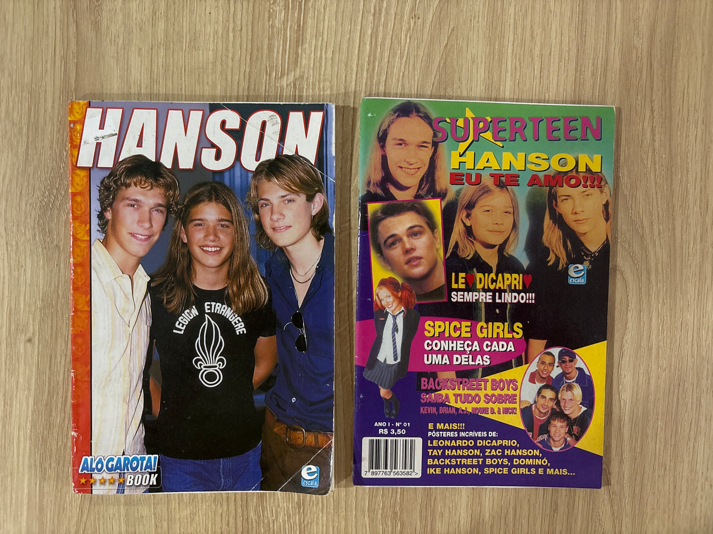 Hanson - Kit com 2 revistas