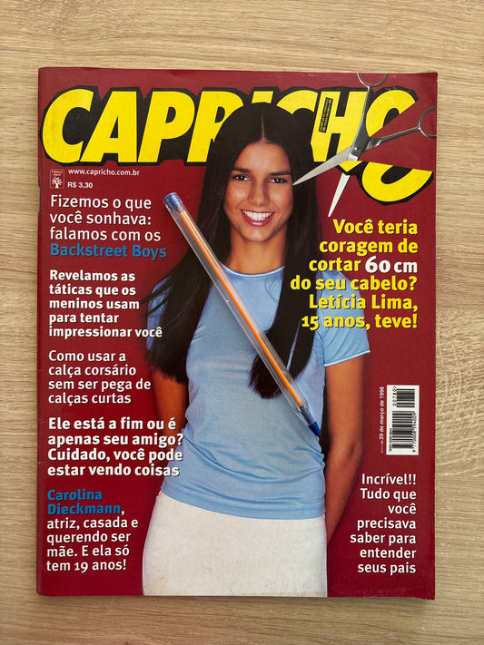 Revista Capricho 780 (1998)