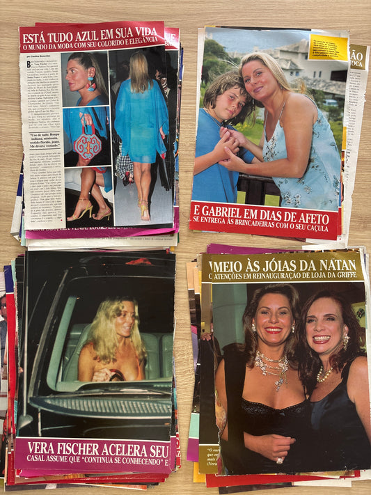 Vera Fischer - Material avulso revista Caras