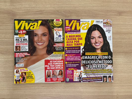 Kit Revista Viva Mais - Isis Valverde