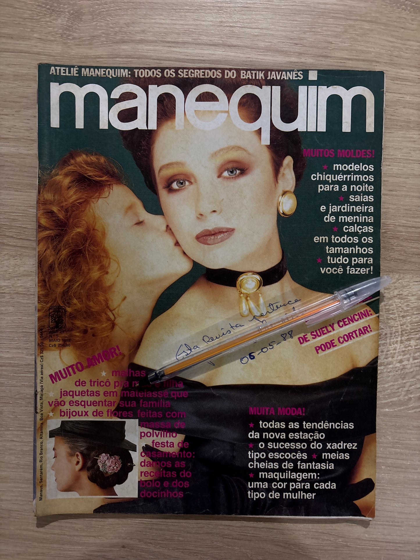 Revista Manequim 341 (1988)