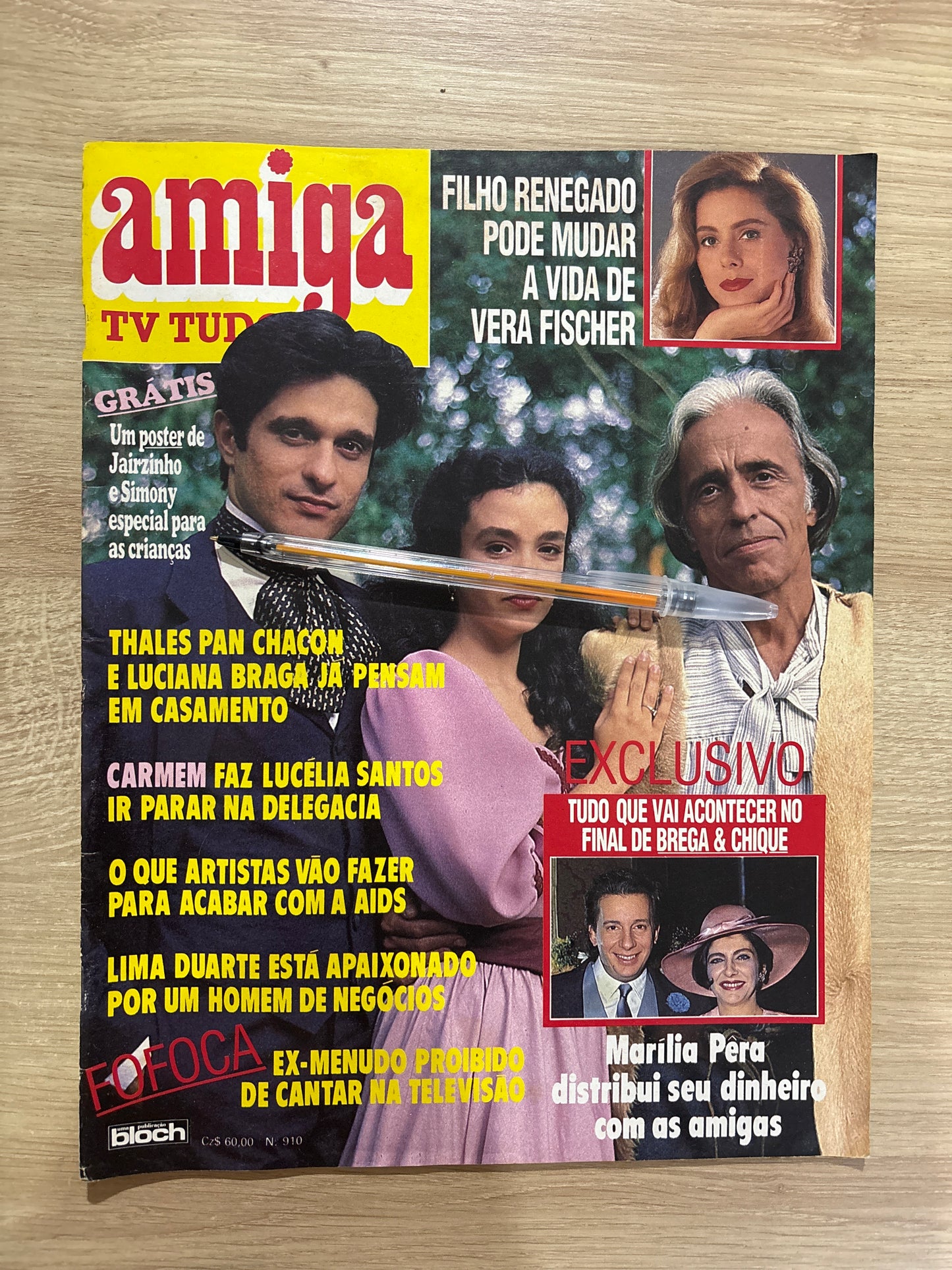 Revista Amiga Tv Tudo 910 (1987)