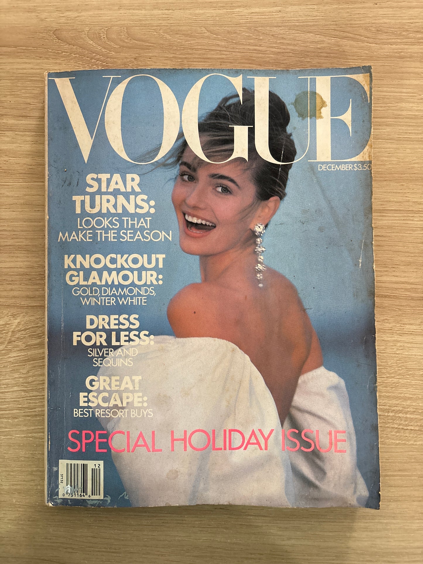 Vintage Vogue Magazine (1989)