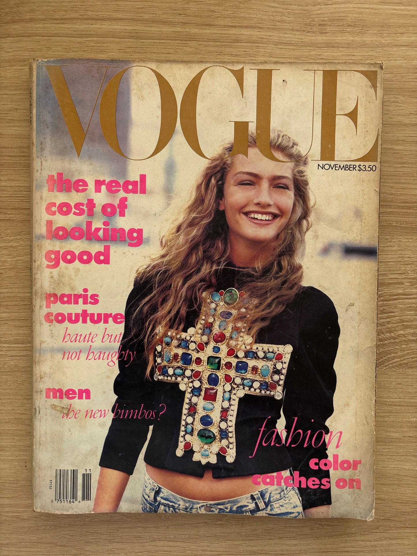 Vintage Vogue Magazine (1988)