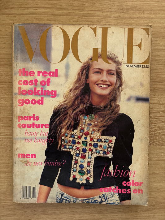 Vintage Vogue Magazine (1988)