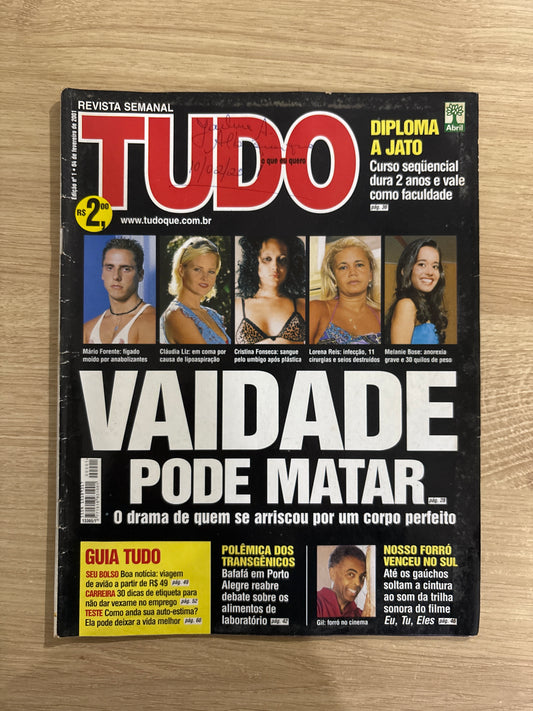 Revista Tudo que eu quero 01 (2001)