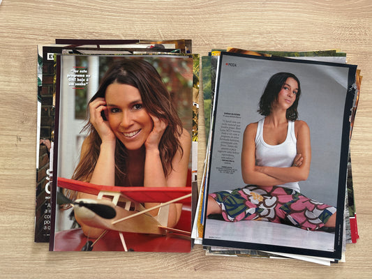 Sarah Oliveira - material avulso de revista