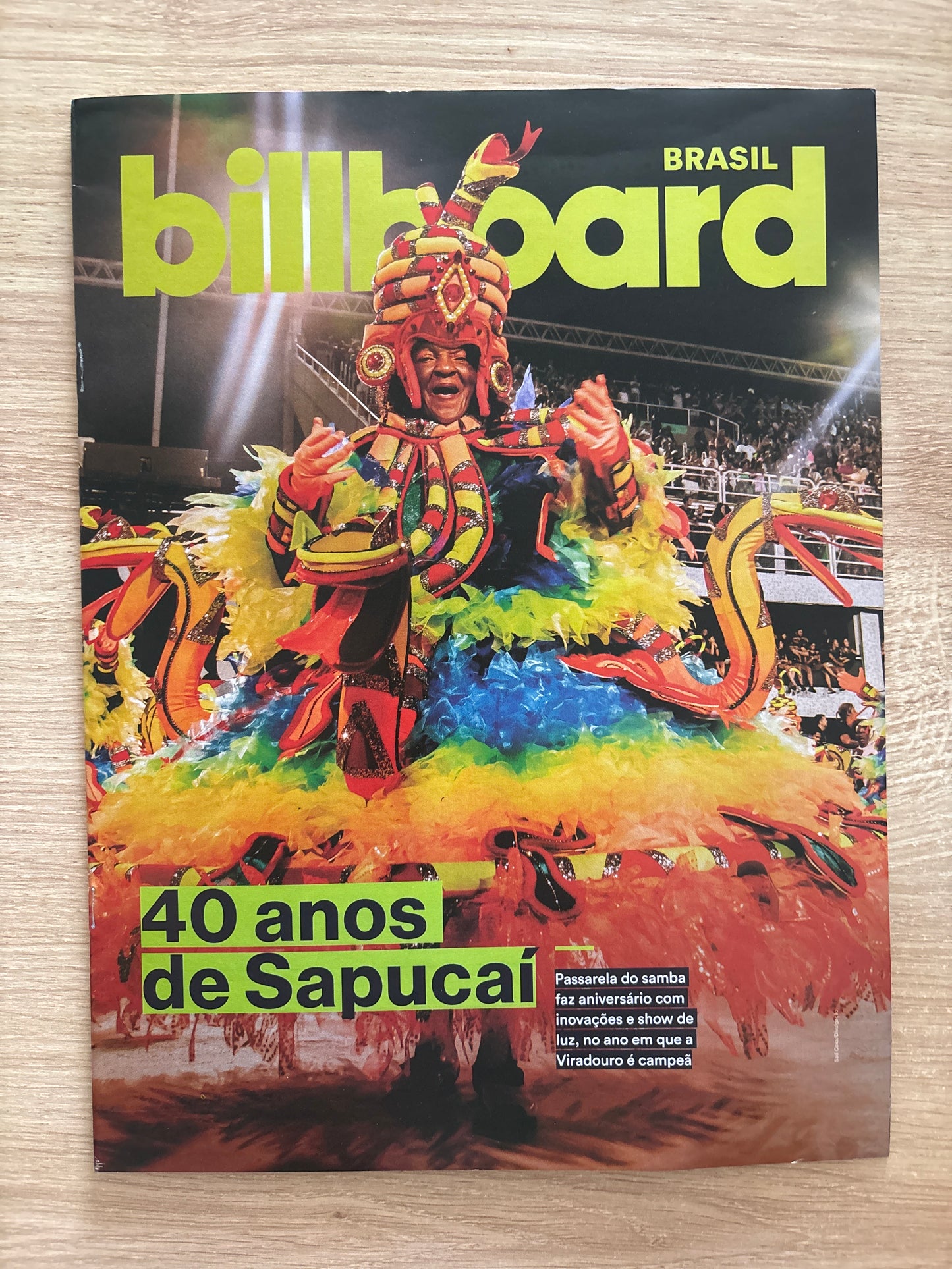 Revista Billboard Brasil - 40 anos de Sapucaí