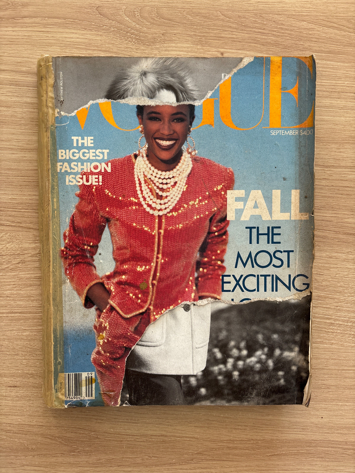 Vintage Vogue Magazine (1989)